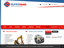 Tablet Screenshot of elpronar.pl